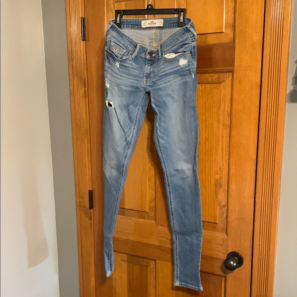 Hollister Blue Super Skinny Denim